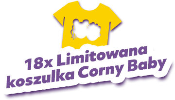 limitowana koszulka Corny Baby