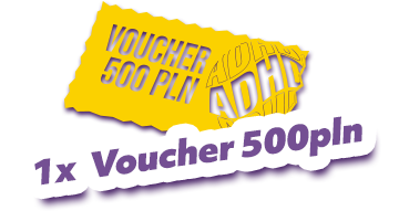 Voucher o wartości 500 zł do salonu ADHD Tattoo Warsaw