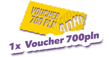 Voucher o wartości 700 zł do salonu ADHD Tattoo Warsaw